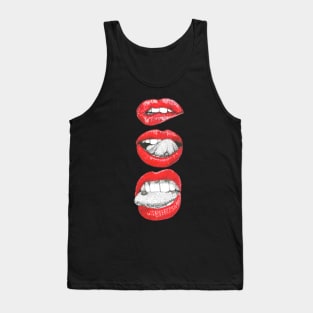 Feminine lips Tank Top